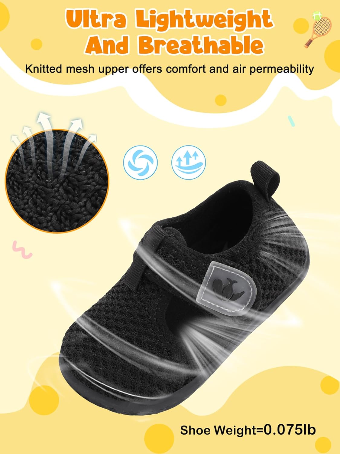 FEETCITY Barefoot Baby Shoes Girls Boys Walking Shoes Infant Sneakers Lightweight Flexible Newborn
