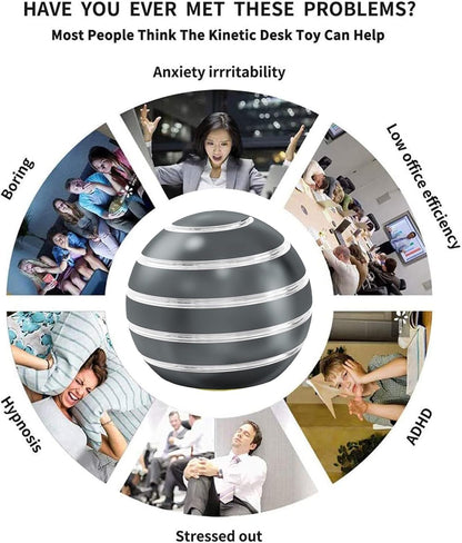 Kinetic Spinning Toys, Desktop Toys for Office for Adults, Cool Fidget Toys and Gadgets, Sensory
