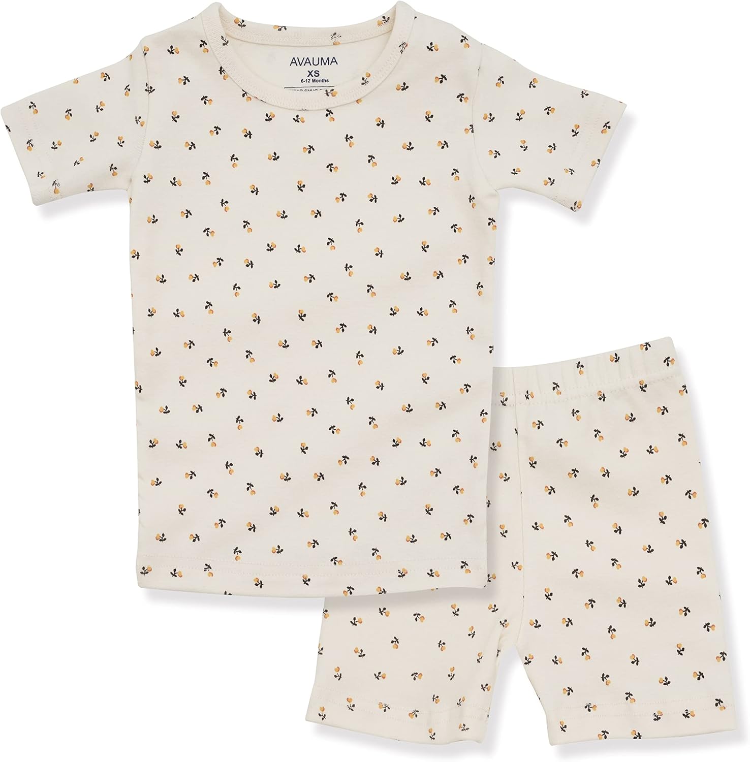 AVAUMA Baby Boys Girls Pajama Set 6M-7T Kids Cute Toddler Snug fit Pattern Design Pjs Cotton