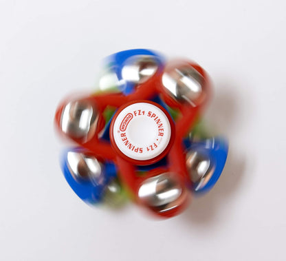 Duncan Toys Fidget Spinner Pack, Fidget and Sensory Toy Value Pack, Assorted Shapes, 4 Fidget