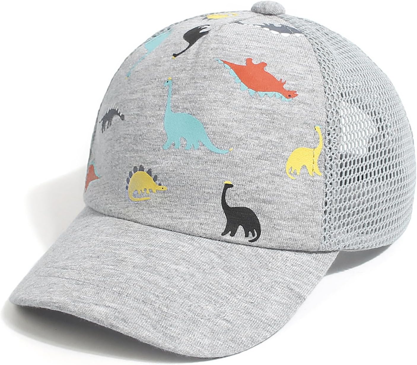 Duoyeree Toddler Baseball Cap Baby Cap Sun hat Print Dinosaur Pattern and Solid Color hat Kids boy