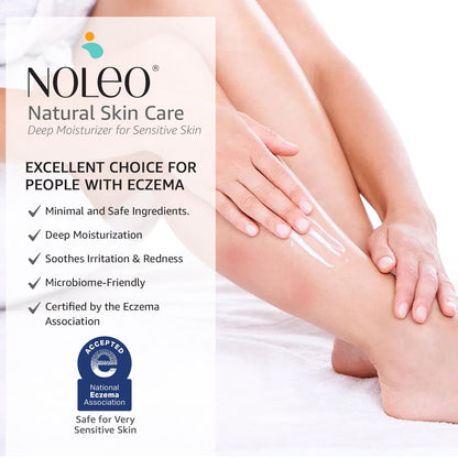 NOLEO Natural Skin Care – Deep Moisturizer for Sensitive Skin | Soothes Redness, Chafing &