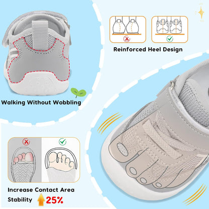 Scurtain Baby Shoes Boy Girl First Walking Shoe Infant Crib Breathable Sneakers Lightweight