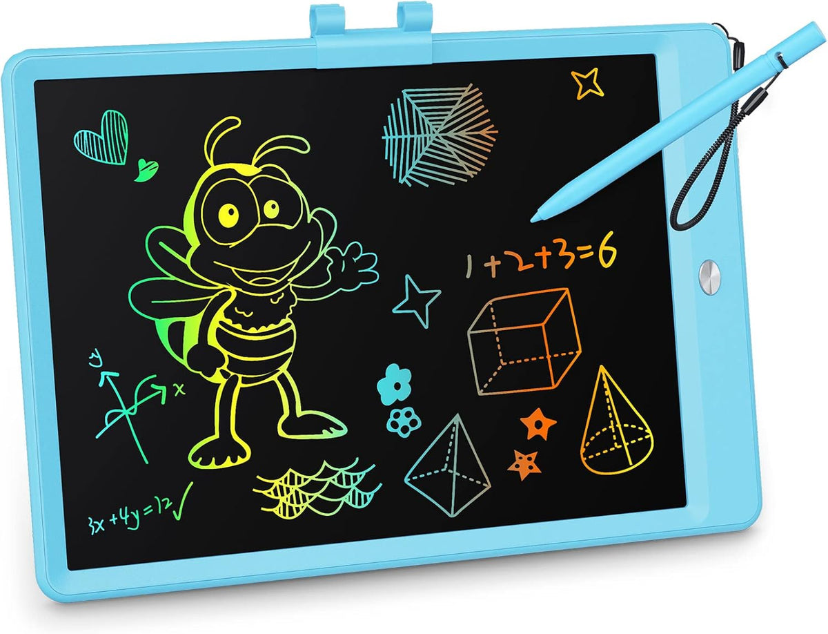 KOKODI LCD Writing Tablet, Valentines Day Gifts for Kids，10 Inch Colorful Toddler Doodle Board