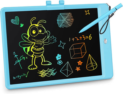 KOKODI LCD Writing Tablet, Valentines Day Gifts for Kids，10 Inch Colorful Toddler Doodle Board