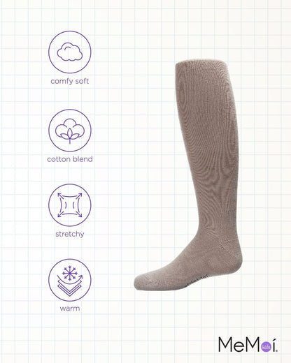 MeMoi Soft Pima Cotton Tights for Girls, Soft and Lightweight Opaque Tights for girls - Sizes 8 to