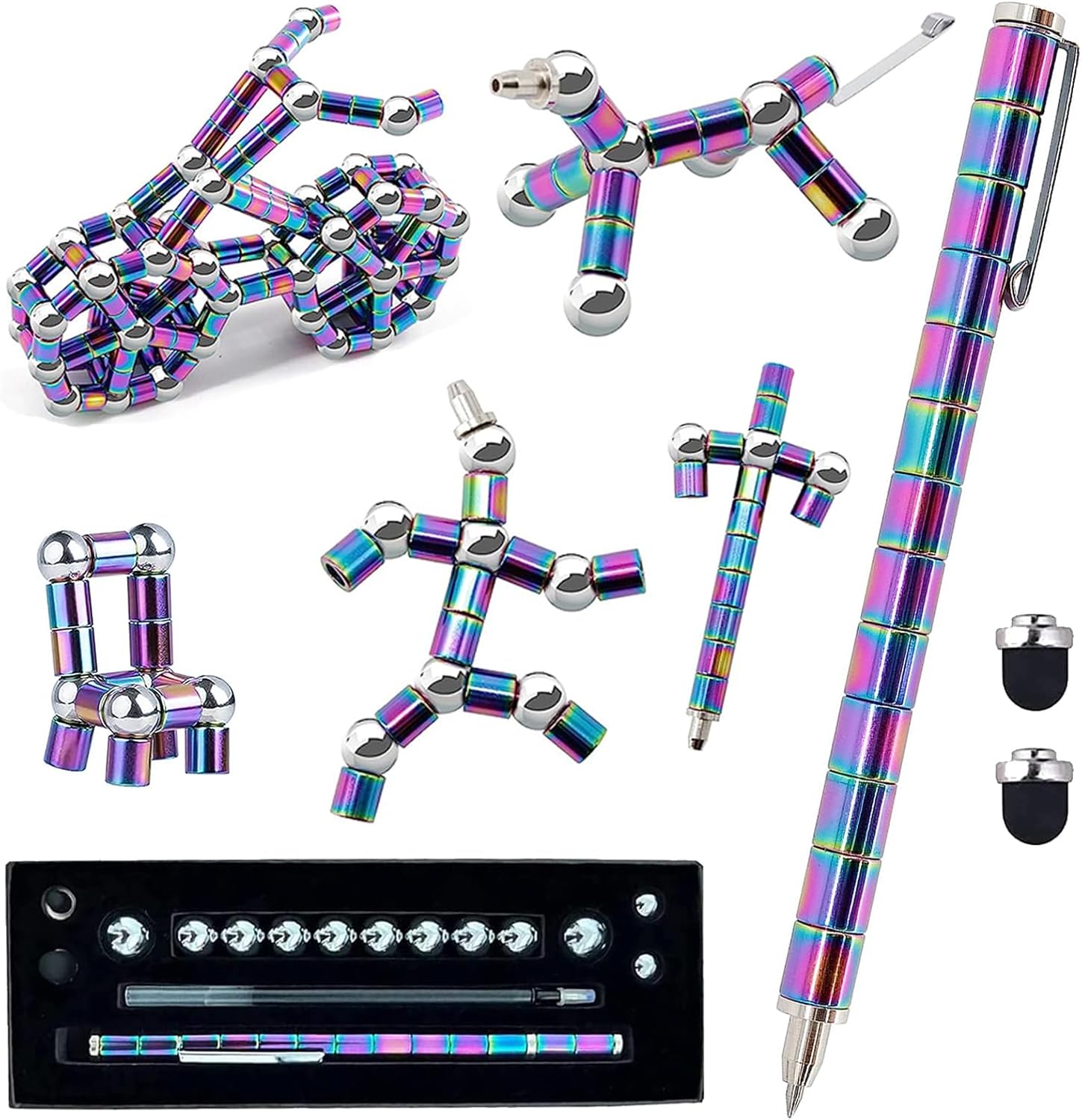 Fidget Pen,Magnetic Pen， Decompression Magnetic Fidget Toy Pen, Magnet Pen Fidget Toy Relieve