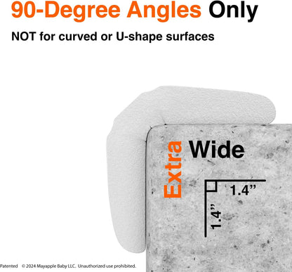 Roving Cove PreFit (Broad) Fireplace Edge Corner Protector (Extra Wide 9ft Edge 2 Corners), Baby