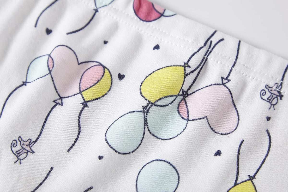Family Feeling Little Girl Underwear Toddler Panties Big Kids Undies Soft 100% Cotton