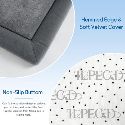 Baby Play Mat 1.2" Thick Memory Foam Nursery Rug Area Rug, 9’2” X 6’7” Yoga Mat Playmat Crawling