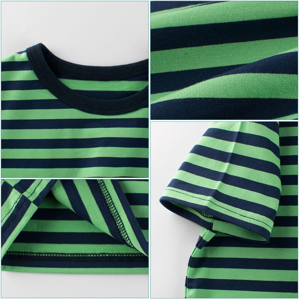 Boys' 4-Pack Excavator Short Sleeve Crewneck T-Shirts Top Tee Size 2-7 Years Toddler Boys' Value