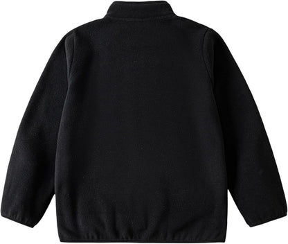 Toddler Fleece Jacket Kids Lightweight Outerwear Boys Girls Long Sleeve Fall Spring Coat 2-12 Years