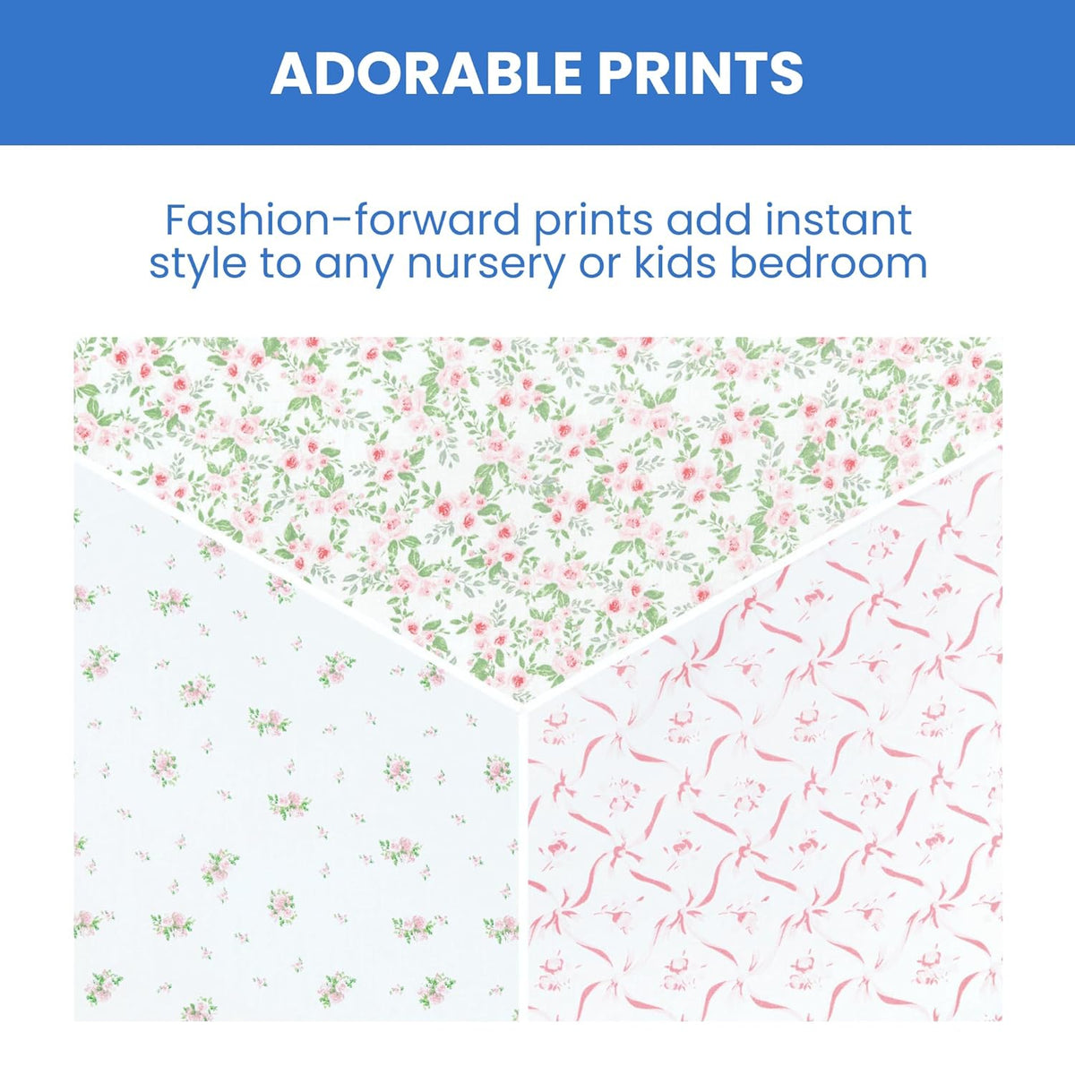Delta Children Fitted Crib Sheets for Girls and Boys - Crib Sheet for Standard Crib and Toddler