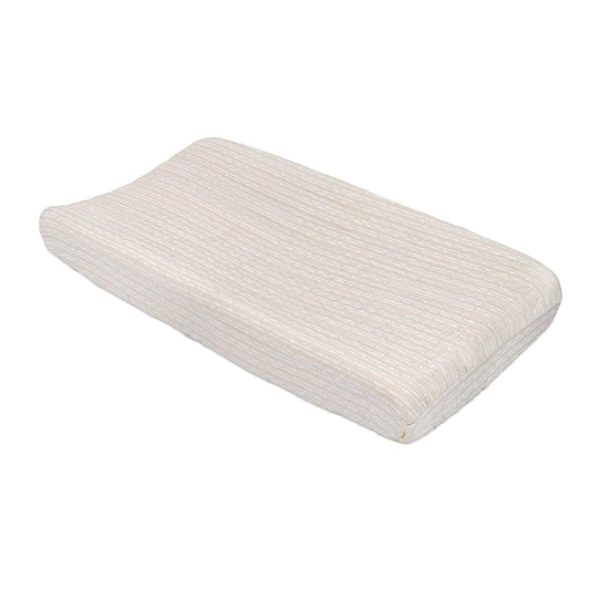 Crane Baby Changing Pad Cover, 100% Cotton Sateen Exterior Change Pad Cover, Neutral Dot, 16" x