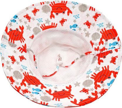 Home Prefer UPF50+ Wide Brim Sun Hat Boys Girls Sun Protection Hat Zoo Beach Swim Safari Bucket Hat