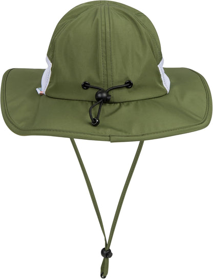 SwimZip Wide Brim Sun Hat | UPF 50+ Protection for Baby, Toddler, and Kids