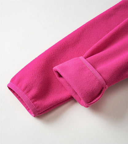 Toddler Fleece Jacket Kids Lightweight Outerwear Boys Girls Long Sleeve Fall Spring Coat 2-12 Years