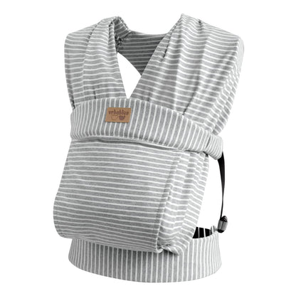 vrbabies Baby Wraps Carrier Newborn to Toddler (Striped Grey)