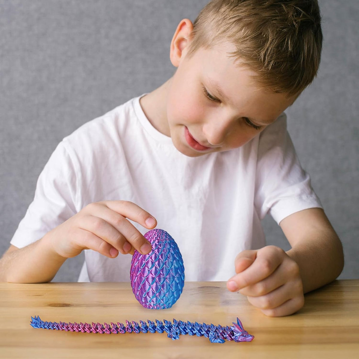 Small Dragon Eggs with Dragon Inside, 3D Printed Surprise Funny Gifts for Kids, Articulated Dragon