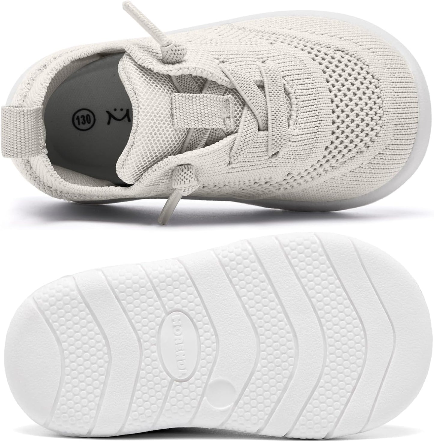 MORENDL Toddler Shoes Baby Walking Sock Shoes Infant Sneakers 0-4 Years Boy Girl Barefoot Tennis