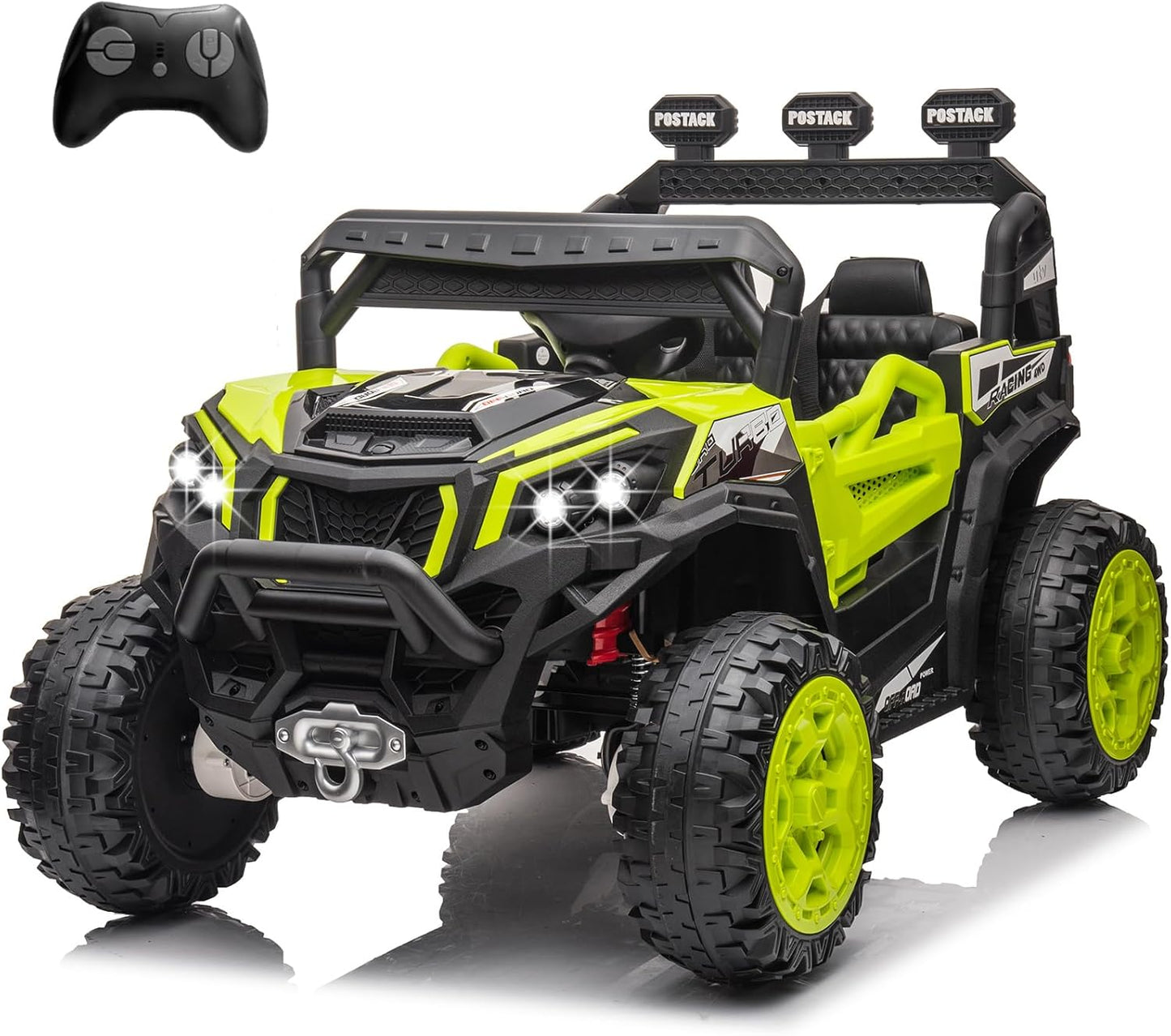 24V Battery Powered Electric Car for Big Kids, 24V Riding Cars for Kids Ages 4-8, Children Car with