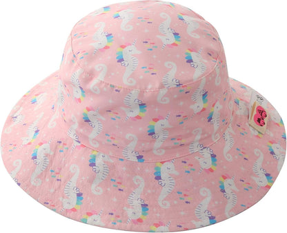 Home Prefer UPF50+ Wide Brim Sun Hat Boys Girls Sun Protection Hat Zoo Beach Swim Safari Bucket Hat