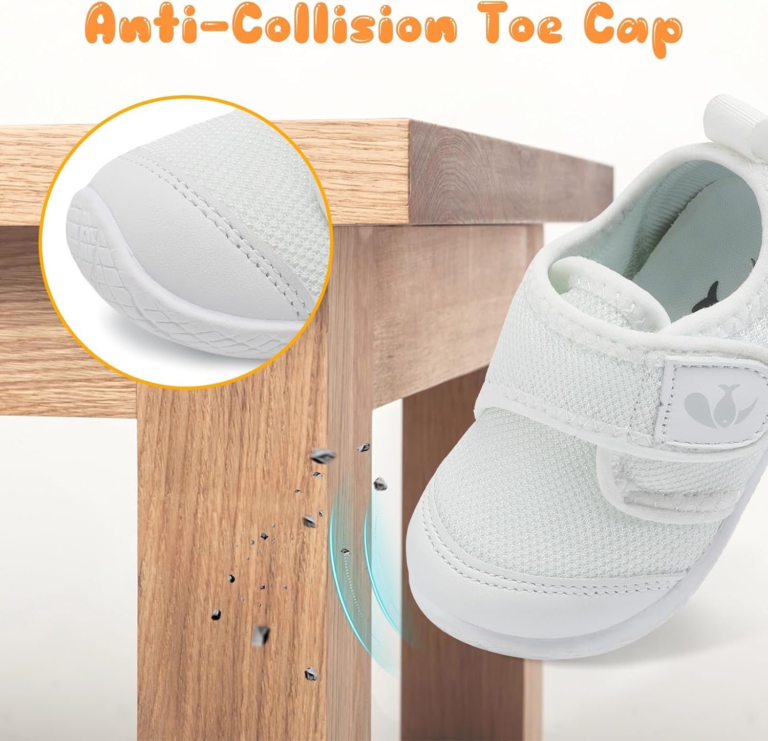 FEETCITY Baby First Walking Shoes Boys Girls Infant Sneakers Crib Shoes Breathable Lightweight Slip