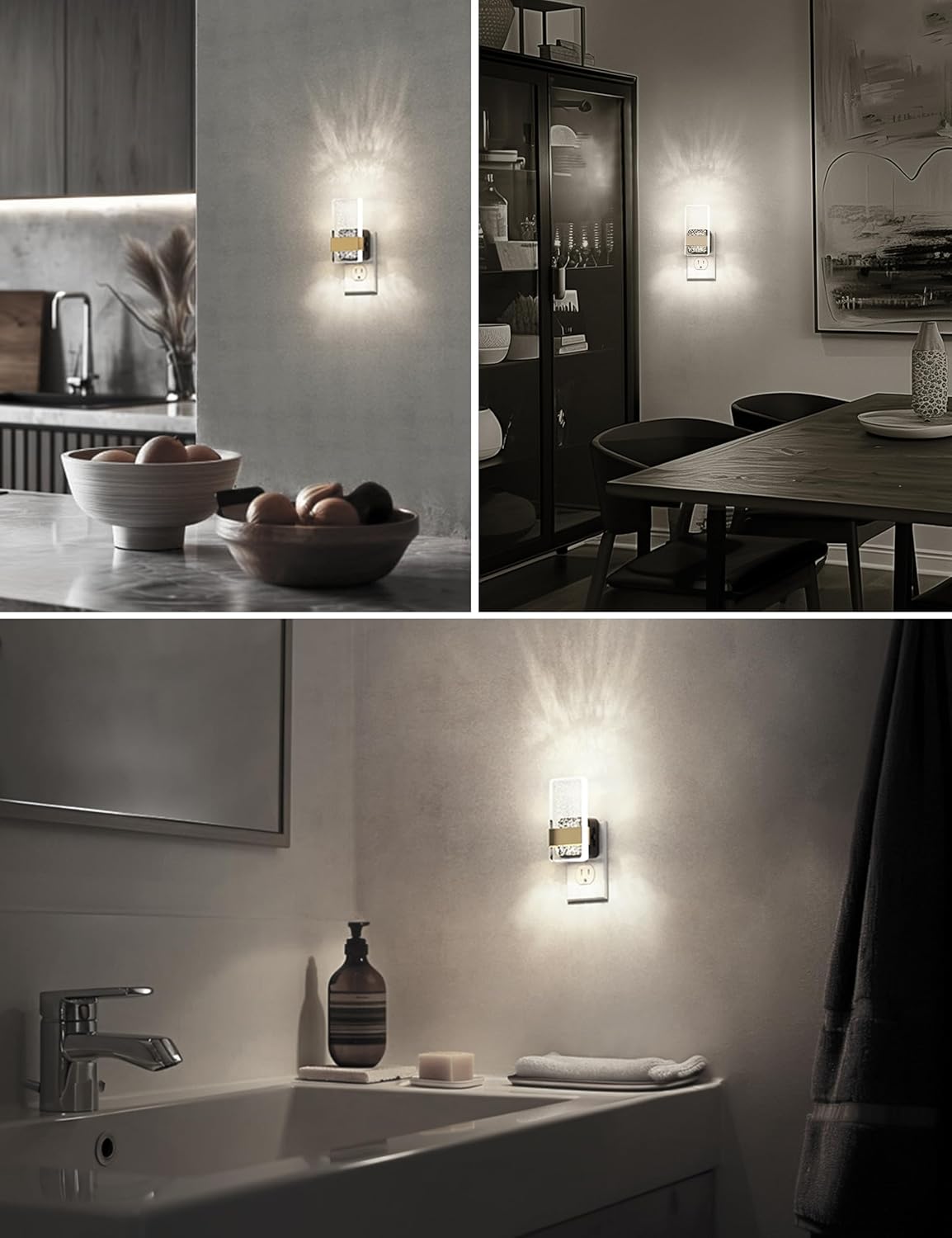 L LOHAS LED Night Light [2Pack], Night Lights Plug Into Wall, Decorative Night Lights with