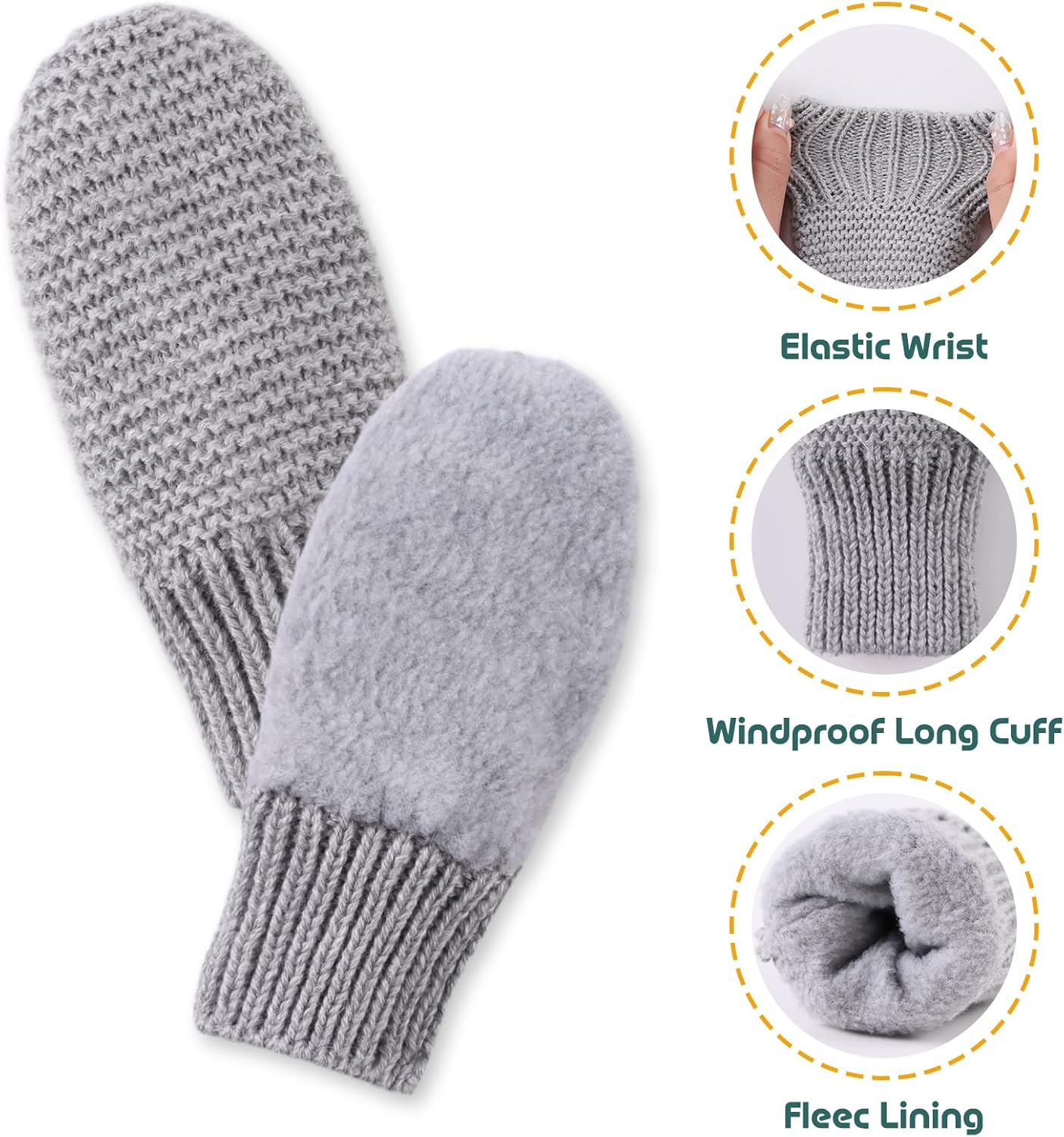 Basic Winter Baby Beanie Gloves Boys Girls Knitted Hat Pompom Kids Earflap Hats Warm Infant Toddler
