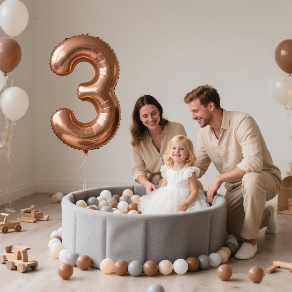 GOGOSO Balls for Ball Pit - Plastic Ball for Toddlers 1-3, Baby Kids Ball Pool Decoration 50 100