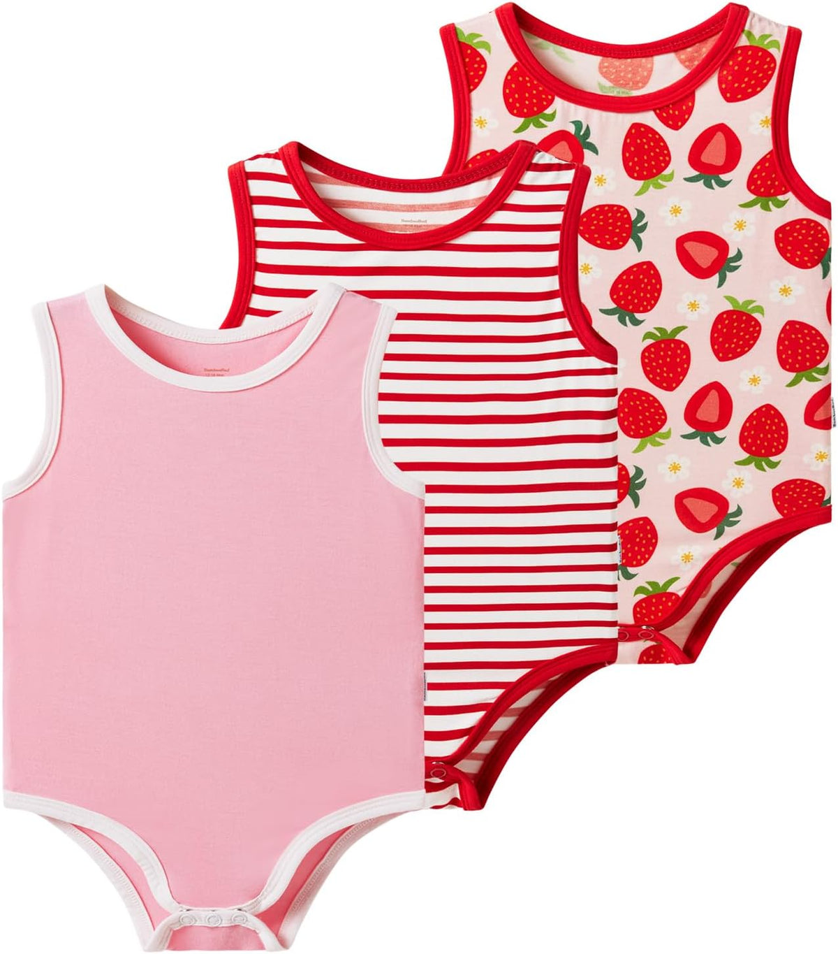 Baby Boy Girl Pajamas Toddler Infant Unisex Sleeveless Sleep Bodysuit Sleepwear Newborn Snap Snug