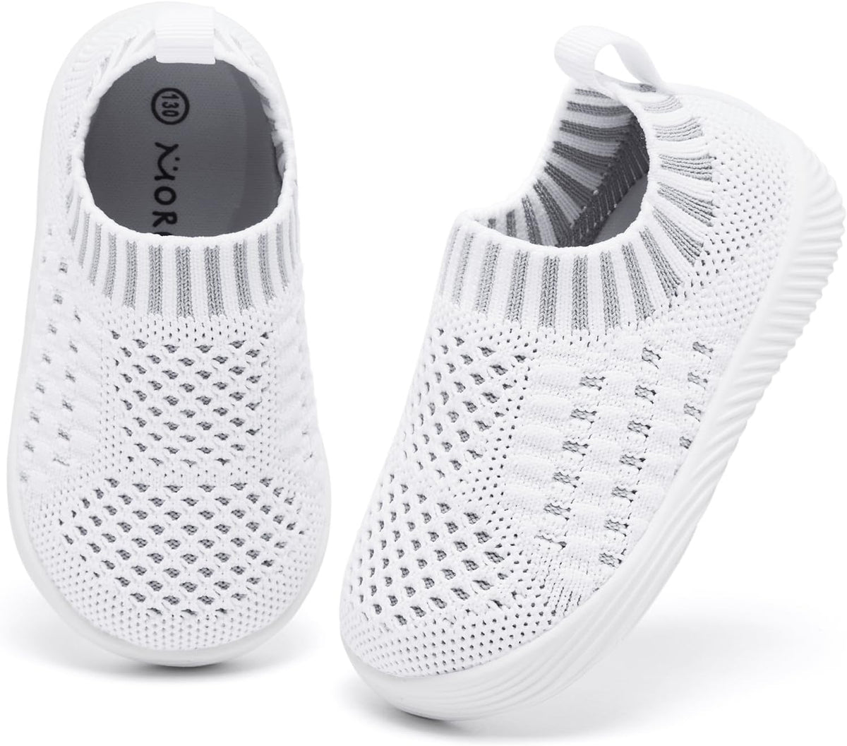 MORENDL Baby Toddler Walking Socks Non-Slip Breathable Unisex Casual Sneakers