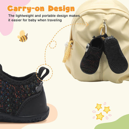FEETCITY Baby Walking Shoes Barefoot Baby Shoes Infant Sneakers Newborn Crib Shoe Lightweight