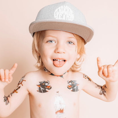 Baby Hats - Baseball Hat, Newborn Youth Flat Brim Mesh Trucker Surf Skate Bubba Bro Fitted Beach