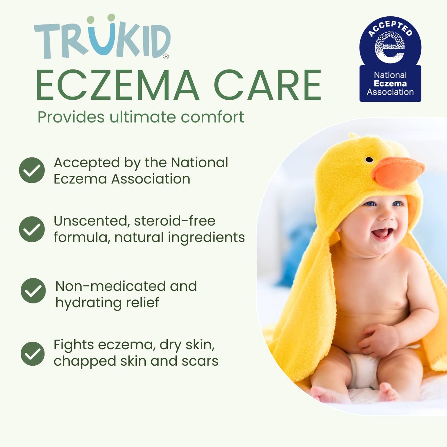 TruKid Kids Body Wash – Natural, Unscented Face, Body & Hand Wash for Sensitive Skin - NEA-Accepted