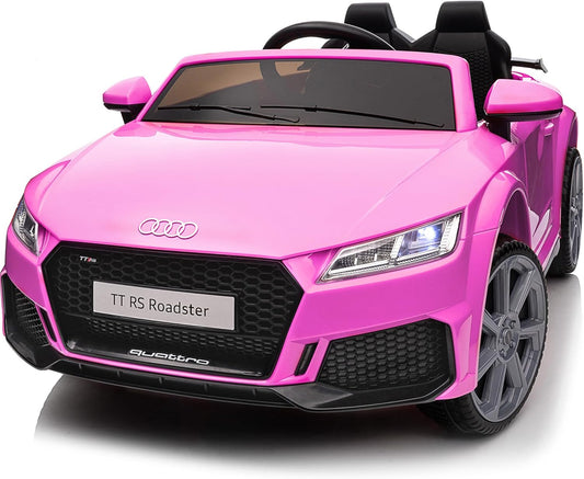 Electric Ride on Car for Kids, Licensed Audi 12V 7Ah Kids Ride-on Toy for Toddlers 3-5 Year Old