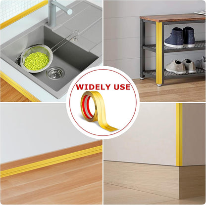 Flexible Wall Corner Protector Moulding Trim Peel and Stick Wall Corner Guards Edge Protector Self