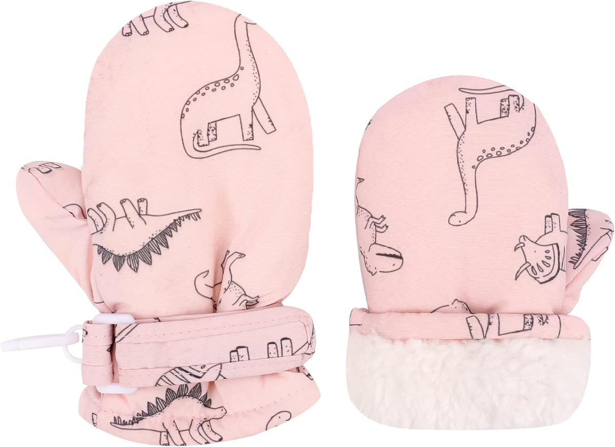 Toddler Gloves Kids Mittens Winter Warm Lined Fleece Gloves Waterproof Snow Baby Mitten for Boys