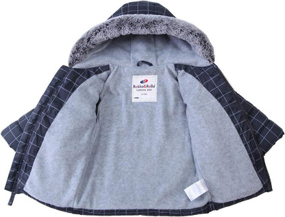 Rokka&Rolla Baby Boys' Water-Resistant Fleece Lined Puffer Jacket Winter Coat for Newborn Infant