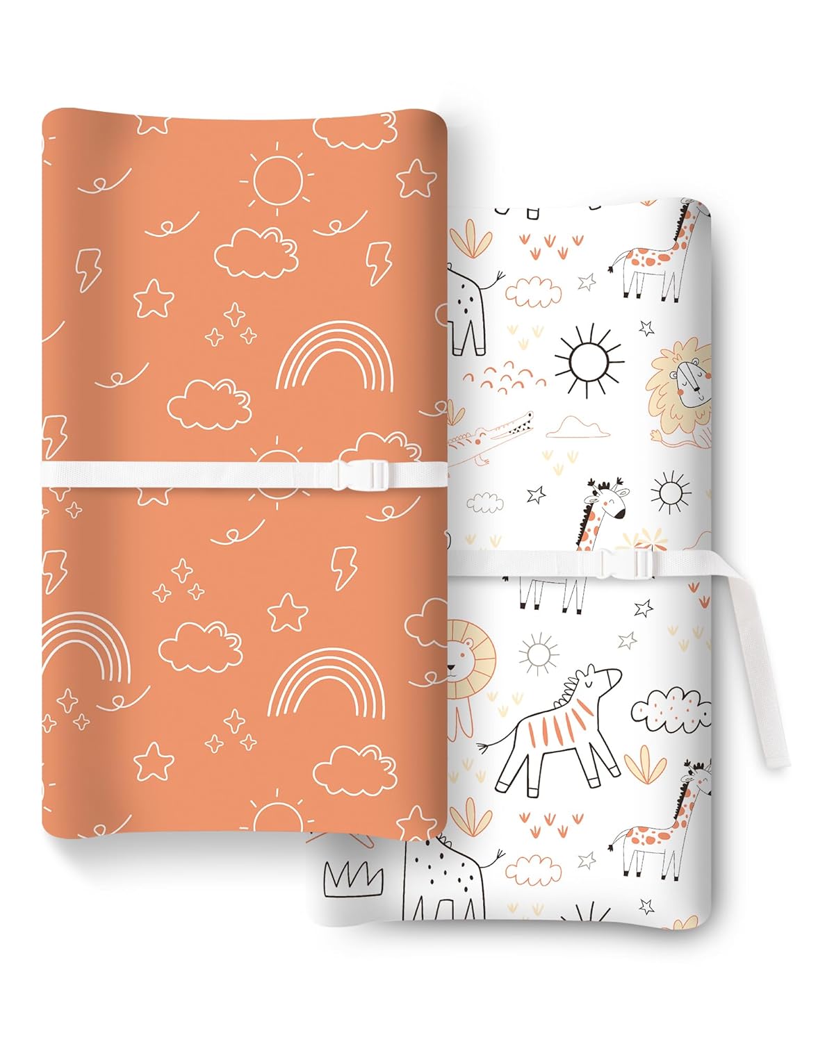 Extra Stretchy Changing Pad Cover, Ultra Soft Premium Jersey Knit Changing Pad Sheets, Unisex for