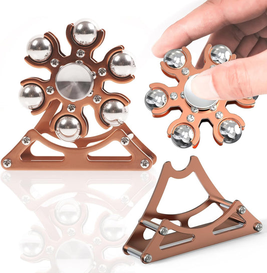 Desk-Fidget-Toys for Ferris-Wheels-Spinner: Metal Kinetic-Spinner 4mins, Cool-Gadgets for Kid