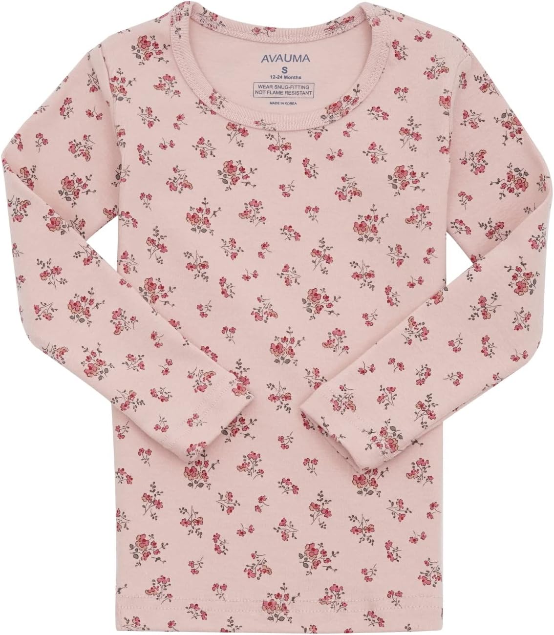 AVAUMA Baby Boys Girls Pajama Set 6M-7T Kids Cute Toddler Snug fit Pattern Design Pjs Cotton
