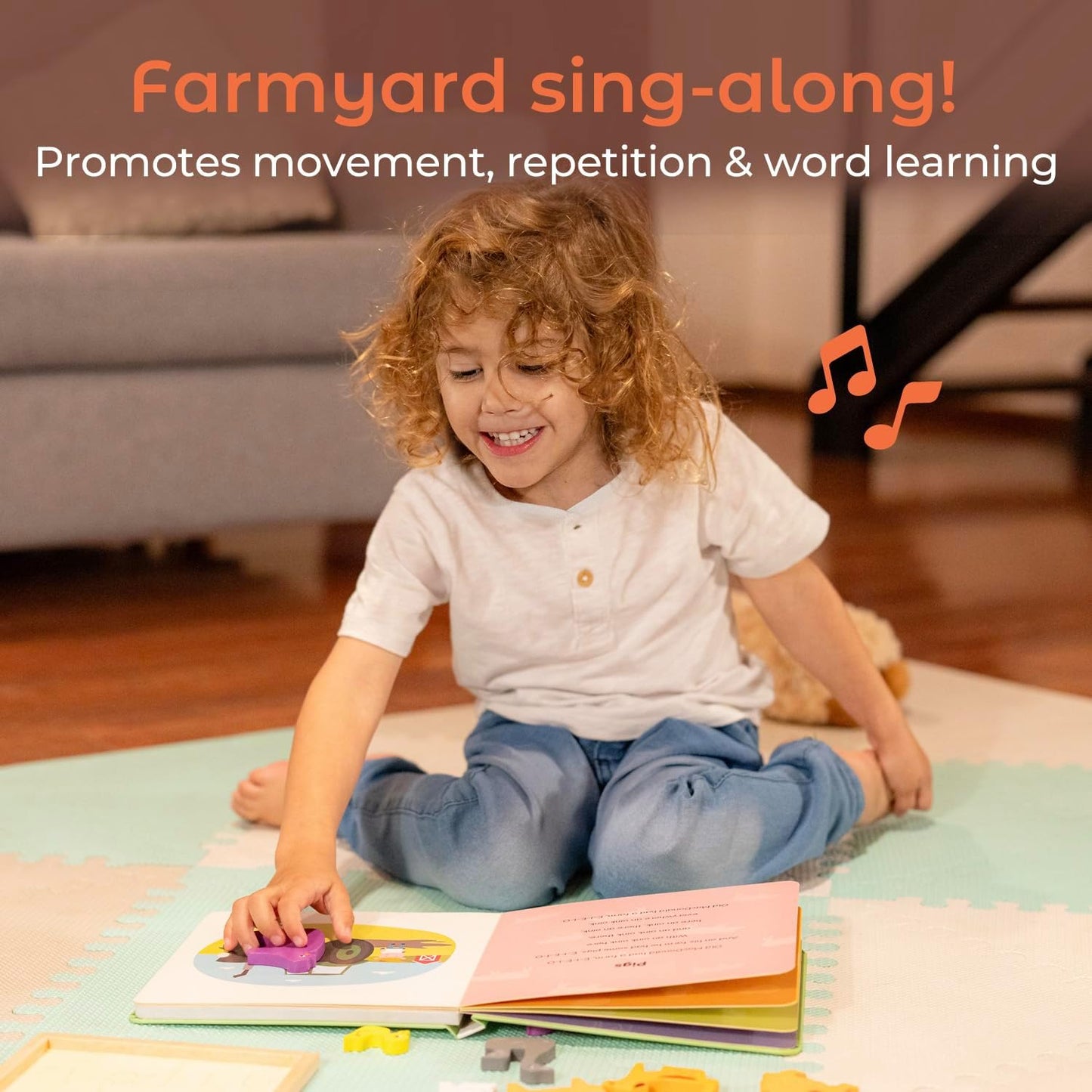Cali's Books Old Macdonald Had a Farm | Interactive Books for 1 Year Old, Books for 2 Year Olds