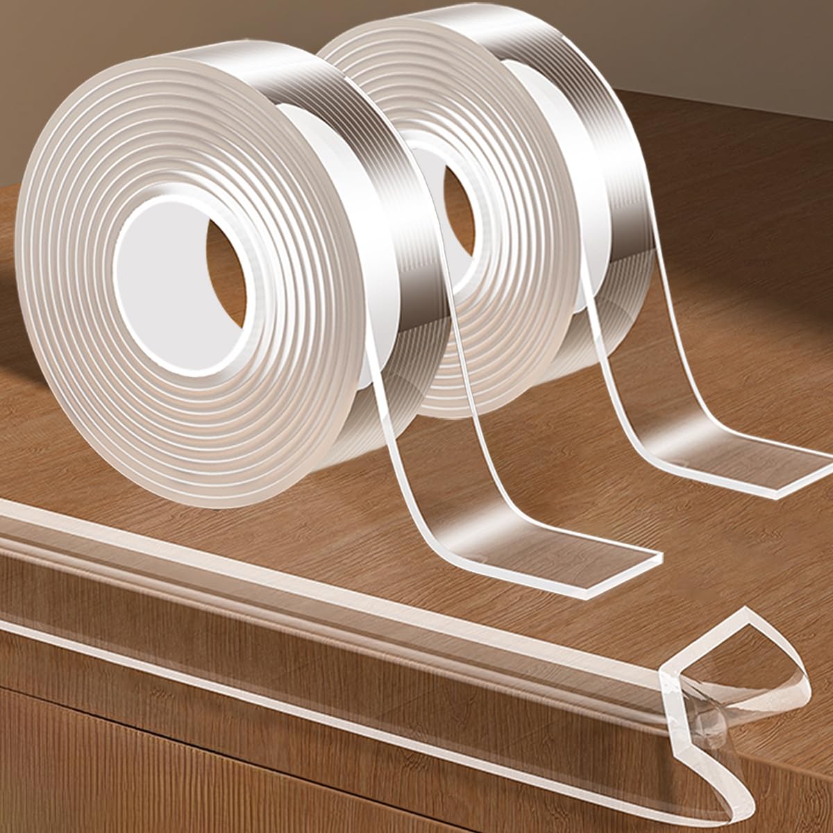 2Pack Baby Proofing Edge Protector for Baby,0.8in x 9.84ft,Clear Edge Protector Strip Sharp Edge