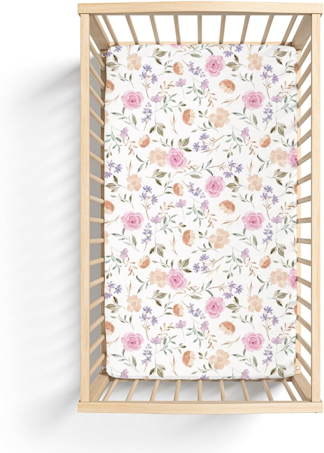 Organic All in One Crib Sheet and Mattress Protector - Waterproof Protectors - Reusable Washable