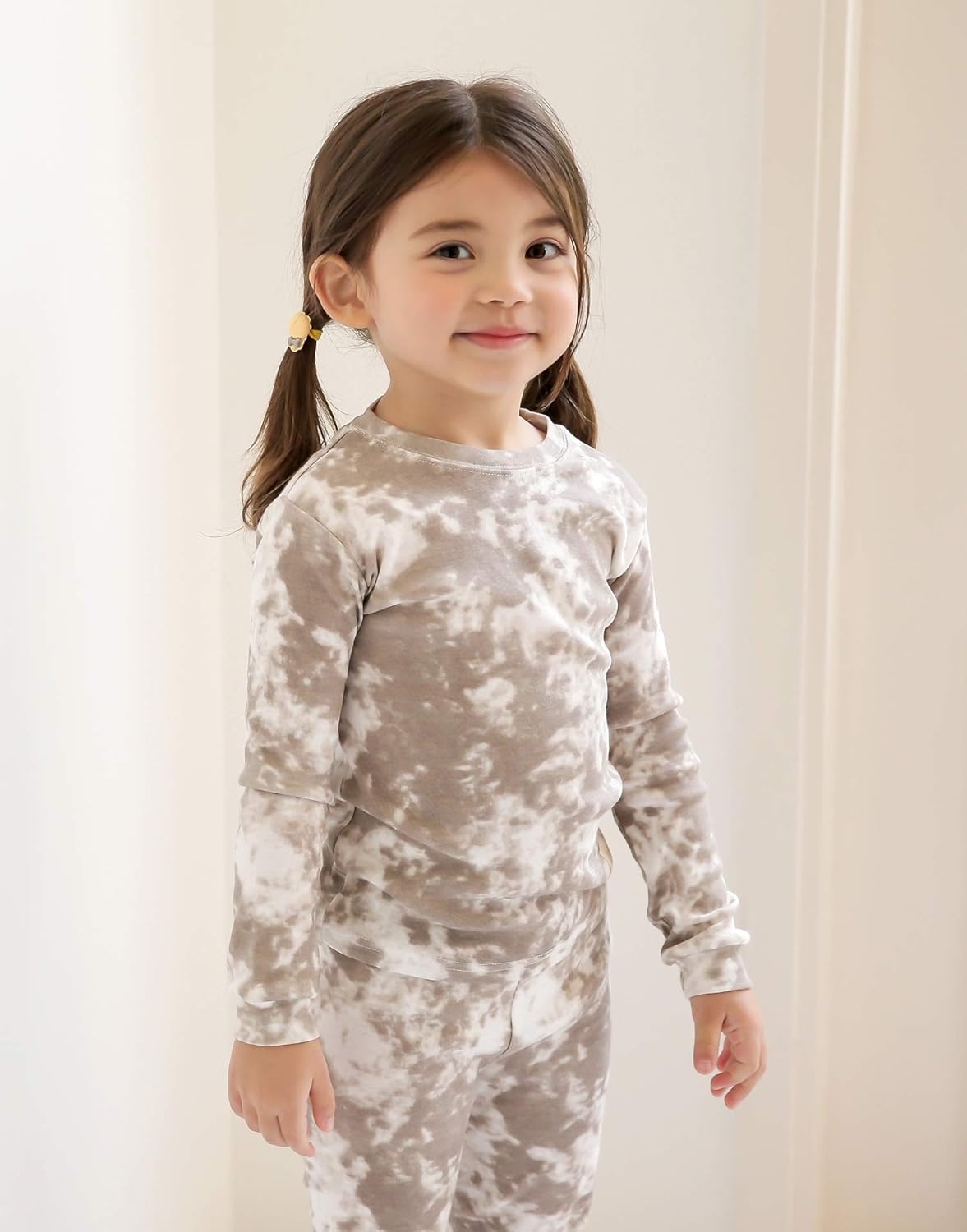 VAENAIT BABY 12M-12Y Toddler Kids Boys Girls 100% Cotton Marbling Tiedye Sung Fit Sleepwear Pajamas
