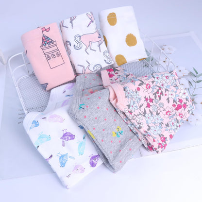 Finihen Girls Cotton Underwear Toddler Girls Panties Kids Briefs Multipacks.