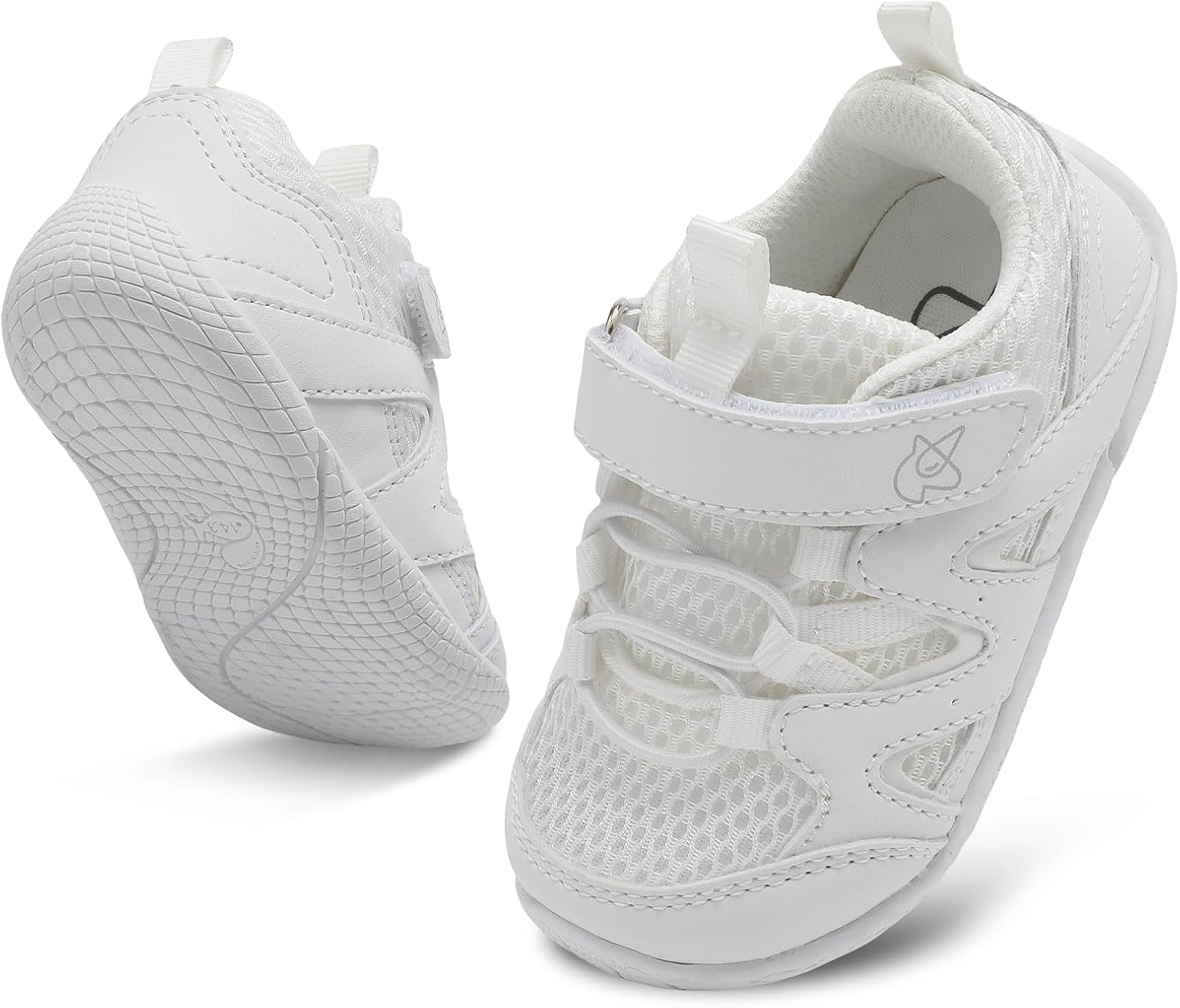 LeIsfIt Baby Shoes Boys Girls First Walking Shoes Non-Slip Toddler Breathable Sneakers Infant