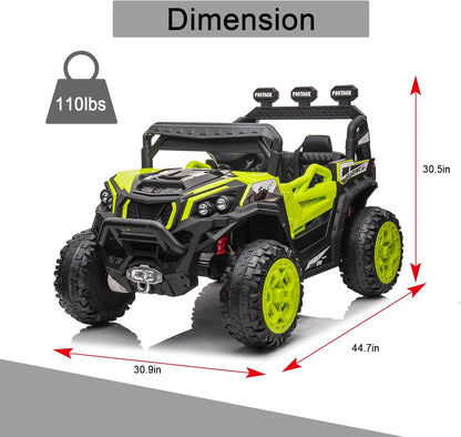 24V Battery Powered Electric Car for Big Kids, 24V Riding Cars for Kids Ages 4-8, Children Car with