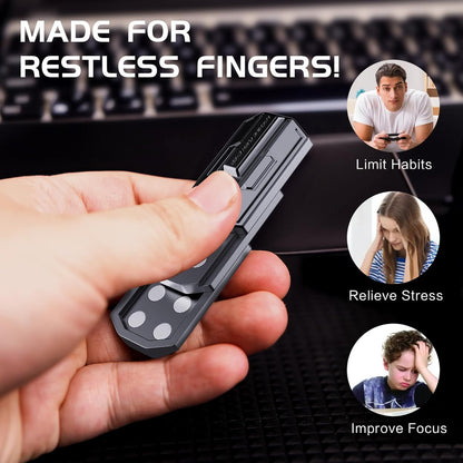INNÔPLUS Fidget Slider, Fidget Toys Adults Metal Magnetic Fidgets Desk Toys, Cool EDC Gadgets